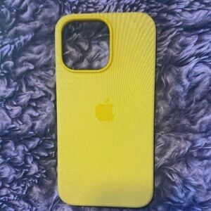 Apple Bright Yellow iPhone Case